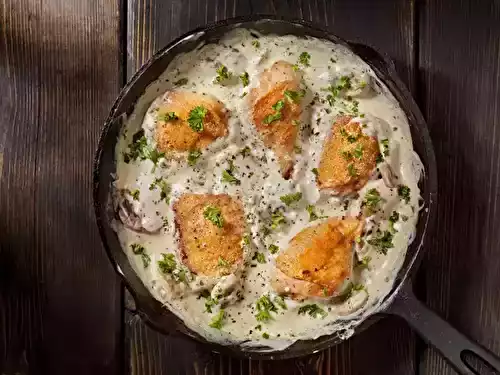 Poulet à la crème