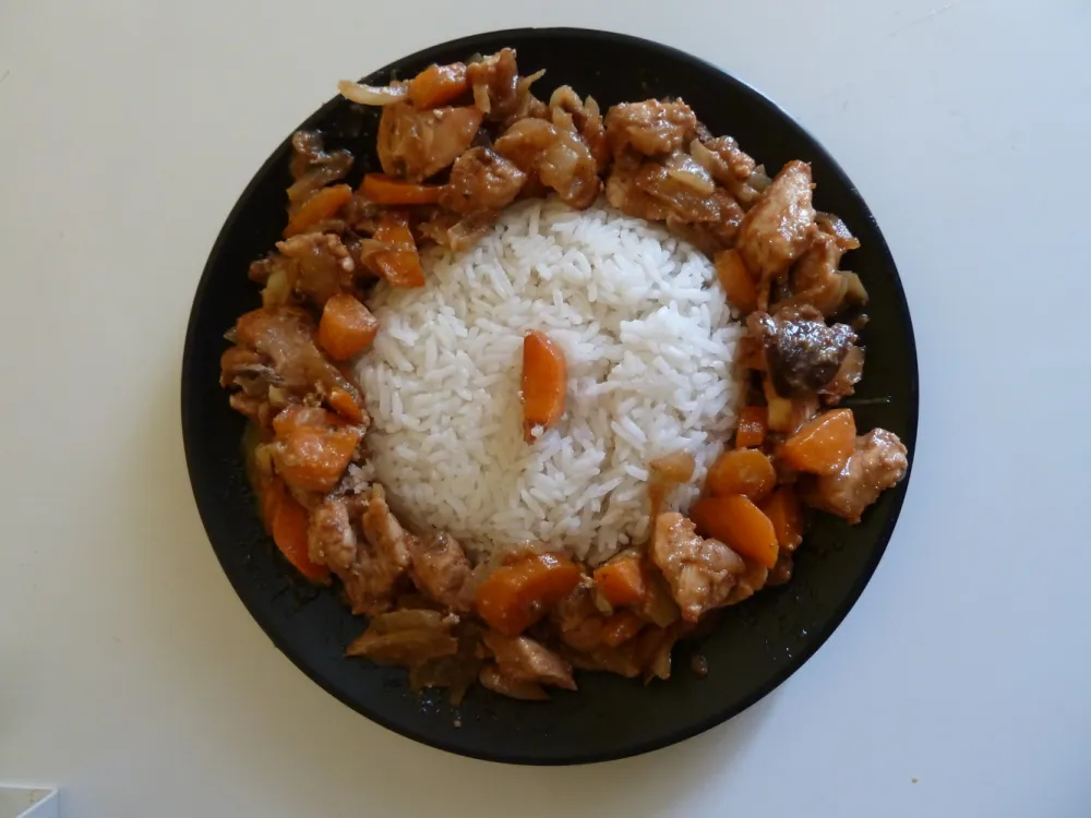 Poulet à la picarde, au fromage blanc, parmesan et confit de figues