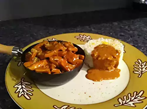 Poulet au lait de coco et citron