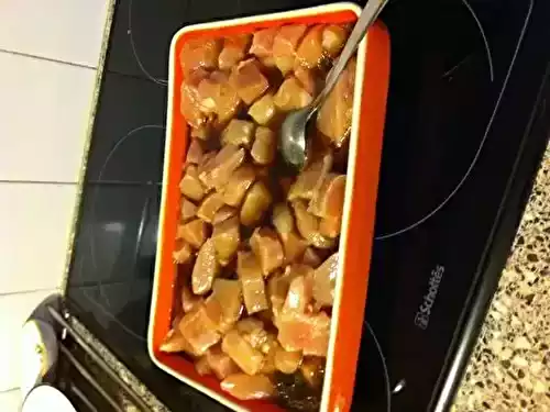 Poulet au noilly prat et au citron confit