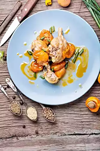 Poulet aux abricots facile