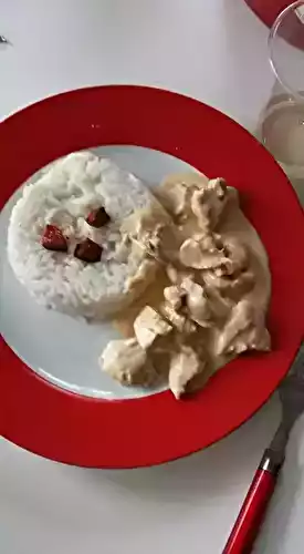 Poulet coco, chorizo et crevettes