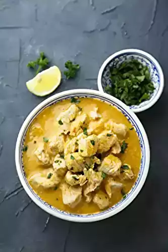 Poulet curry et oignons facile au Cookeo