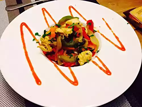 Poulet sauté au soja et carottes