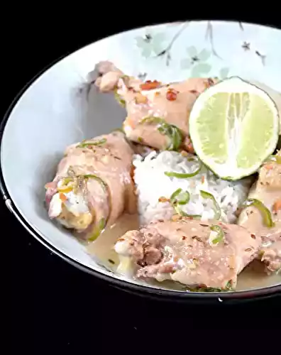 Poulet thaï sauce cacahuètes