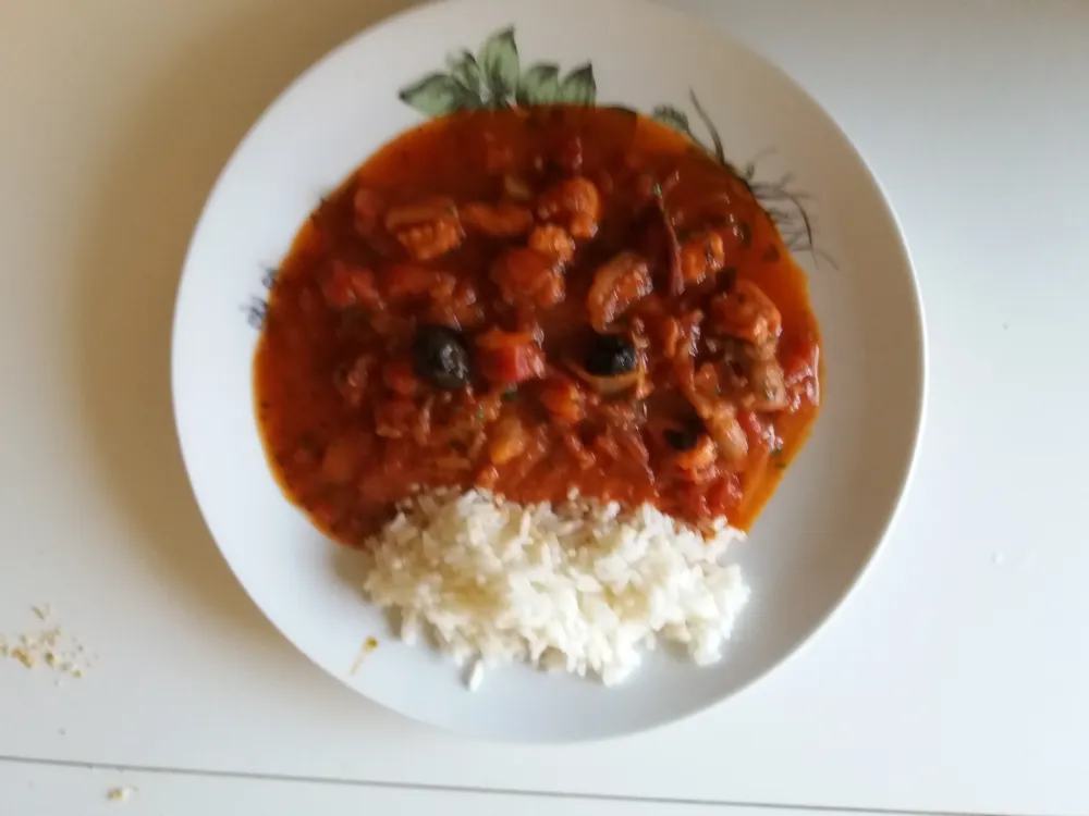 Poulpe cuisiné à la sétoise