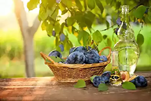 Prunes à l'eau de vie
