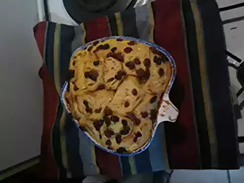 Pudding épicé au pain beurré
