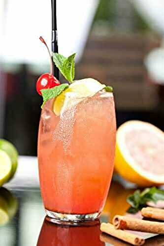 Punch fruité à la grenadine