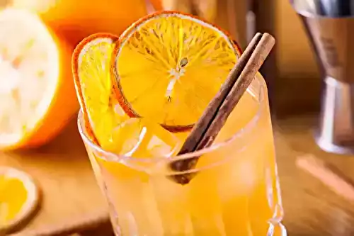 Punch maison à l'orange