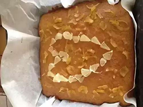 QUATRE-QUART AU CITRON