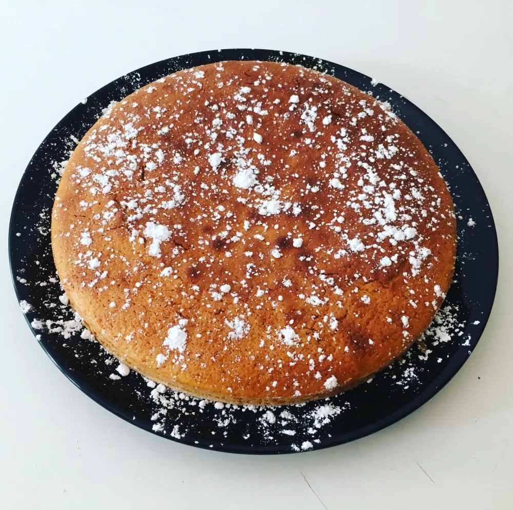 Quatre-quart miel citron amandes