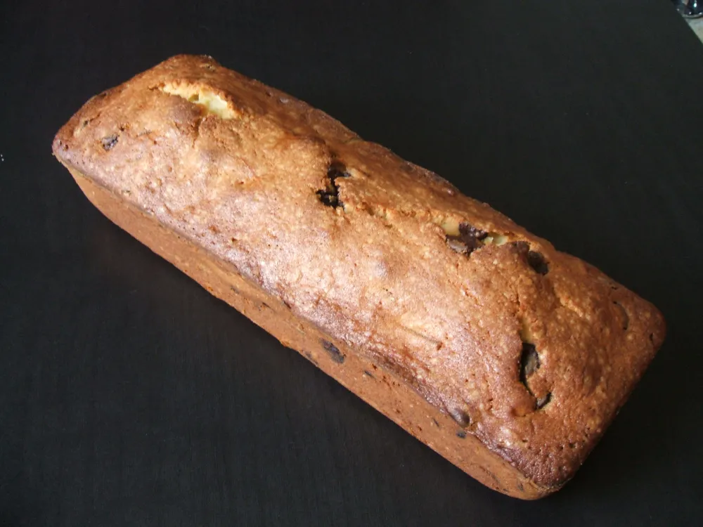 Quatre-quarts aux pépites de chocolat et à l'orange