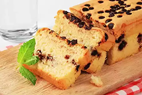 Quatre-quarts aux pépites de chocolat et à la cannelle