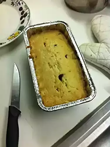 Quatre-quarts aux pépites de chocolat