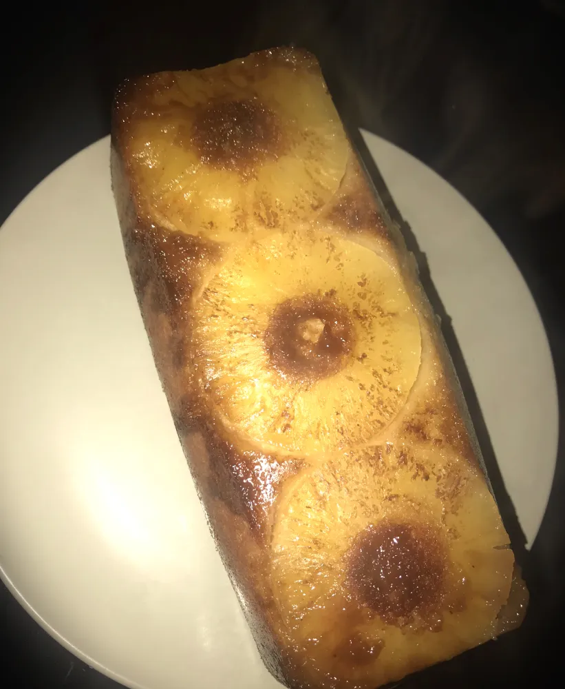 Quatre-quarts caramel ananas