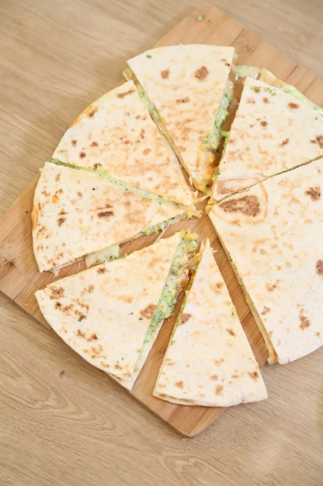 Quesadillas au brocoli