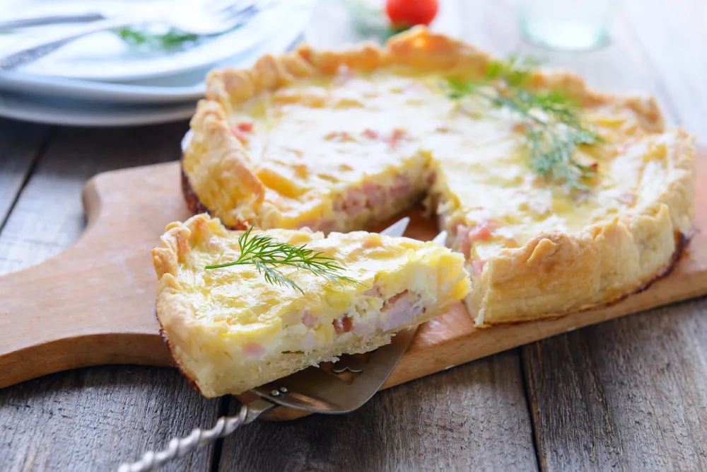 Quiche à la raclette (ou l'art d'accomoder les restes)