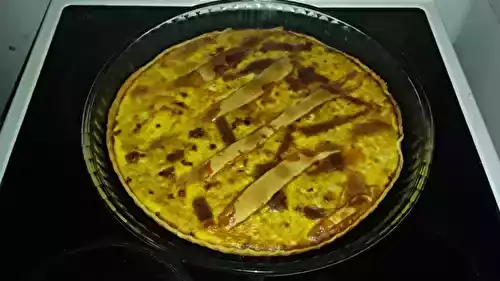 Quiche crabe curry