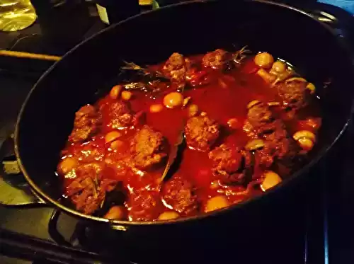 Ragoût aux boulettes de boeuf