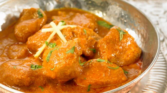 Ragoût d'agneau à l'indienne