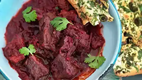 Ragout d’agneau à la betterave