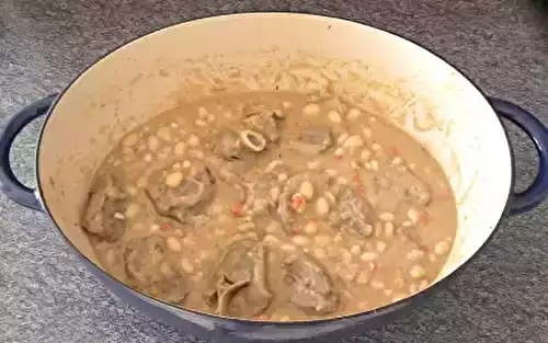 Ragoût d'agneau aux cocos de Paimpol