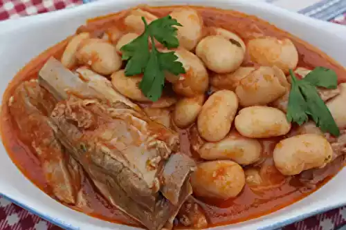 Ragout d'agneau aux haricots