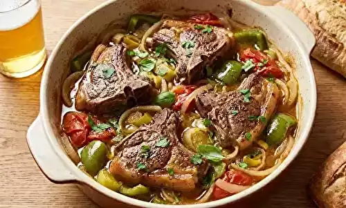 Ragoût d'agneau aux légumes et à la bière