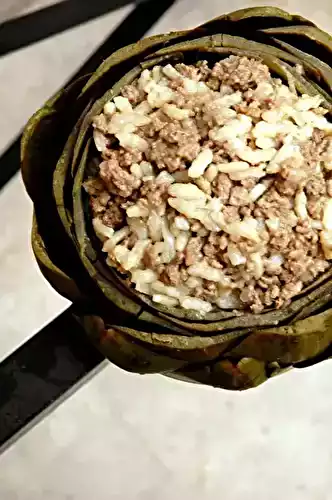 Ragoût d'artichauts farcis