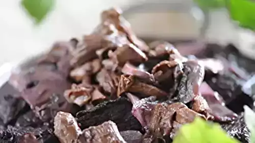 Ragoût de biche sauce chasseur