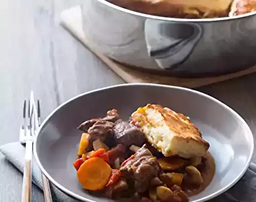 Ragoût de bœuf & Petits pains au Parmesan