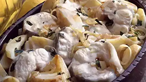 Ragoût de congre au vin blanc facile