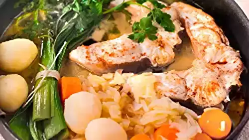 Ragoût de congre au vin blanc