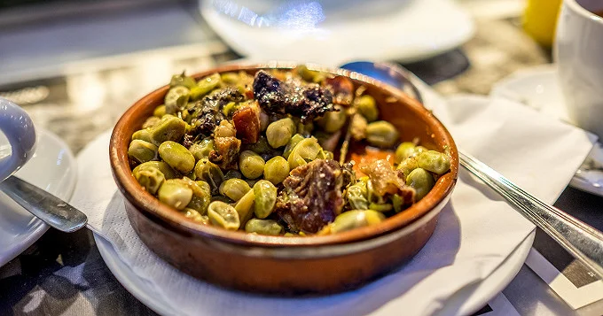 Ragoût de fèves fraîches