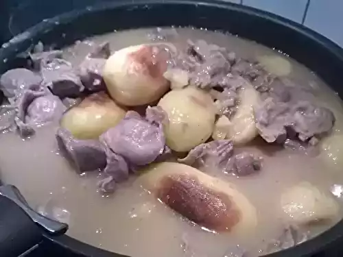 Ragout de gésier façon grand mère