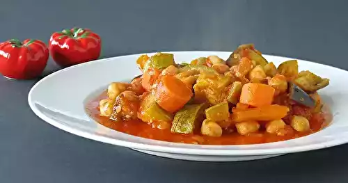 Ragoût de légumes et pois chiches