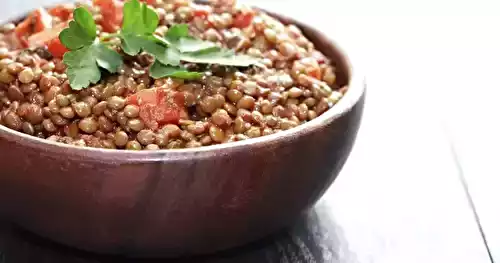 Ragoût de lentilles