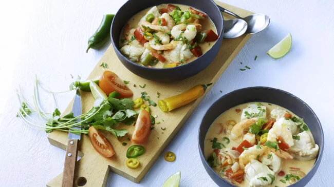 Ragoût de poisson au lait de coco