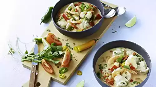 Ragoût de poisson au lait de coco