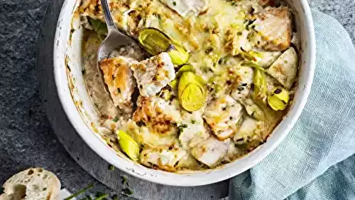 Ragoût de poissons aux poireaux