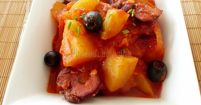 Ragoût de pommes de terre au chouriço portugais
