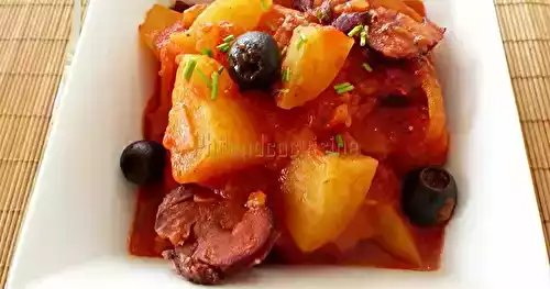 Ragoût de pommes de terre au chouriço portugais