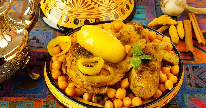 Ragoût de poulet (en arabe CHTITHA DJEDJ)