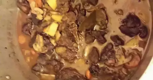 Ragoût de sanglier classique