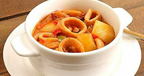 Ragoût de seiche au Cookeo