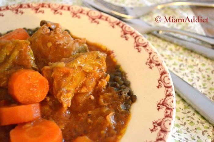 Ragoût fondant de mouton aux amandes