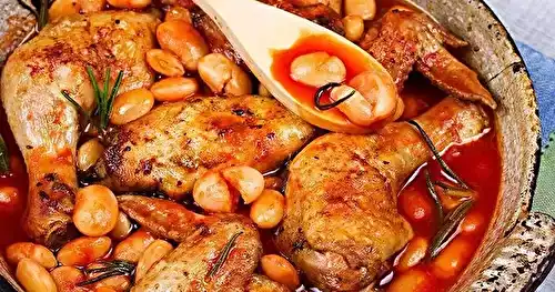 Ragoût minute de haricots blancs et dinde