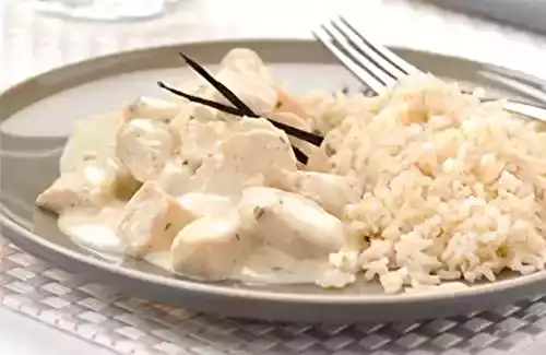 Ragoût oriental de poulet au Philadelphia aromatisé de vanille et de cardamome