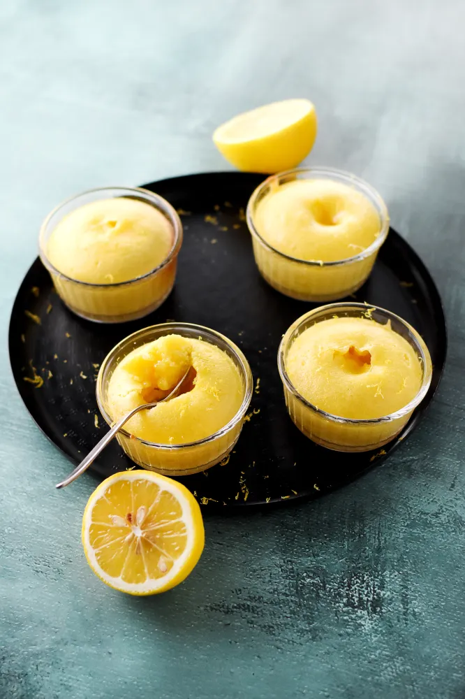 Ramequin fondant au lemon curd
